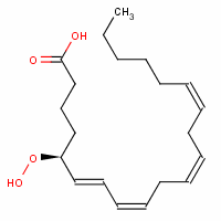 5-Hydroperoxy-6-trans-8,11,14-cis-eicosatetraenoic acid Structure,71774-08-8Structure