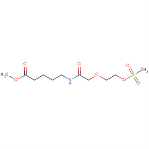 Methyl 5-[({2-[(methylsulfonyl)oxy]ethoxy}acetyl)amino]pentanoate Structure,727736-42-7Structure