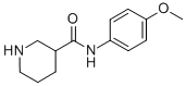 N-(4-methoxyphenyl)piperidine-3-carboxamide Structure,735262-21-2Structure