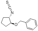 (1S,2s)-(+)-2-benzyloxycyclopentyl isothiocyanate Structure,737000-91-8Structure