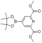 Dimethyl 4-(4,4,5,5-tetramethyl-1,3,2-dioxaborolan-2-yl)pyridine-2,6-dicarboxylate Structure,741709-66-0Structure