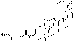 甘珀酸鈉結構式_7421-40-1結構式