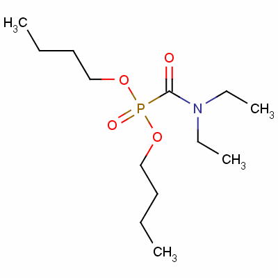 Di-n-butyl n,n-diethylcarbamoylphosphonate Structure,7439-69-2Structure