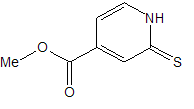 Methyl 2-sulfanylisonicotinate Structure,74470-33-0Structure