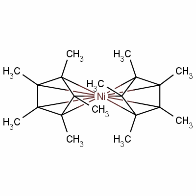 Bis(pentamethylcyclopentadienyl)nickel Structure,74507-63-4Structure