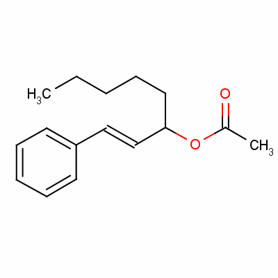 Alpha-n-amyl cinnamyl acetate Structure,7493-78-9Structure