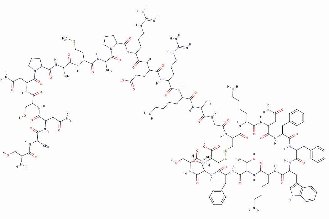 Somatostatin 28 Structure,75037-27-3Structure