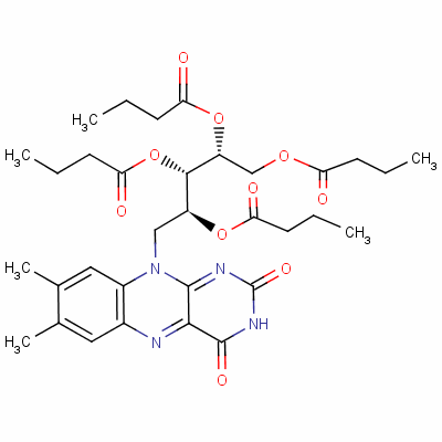 Riboflavin tetrabutyrate Structure,752-56-7Structure