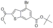 6-Tert-butyl 2-methyl 4-bromobenzo[b]thiophene-2,6-dicarboxylate Structure,753455-43-5Structure