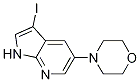 1H-pyrrolo[2,3-b]pyridine, 3-iodo-5-(4-morpholinyl)- Structure,757978-26-0Structure