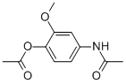 N-[4-(acetyloxy)-3-methoxyphenyl]-acetamide Structure,75813-77-3Structure