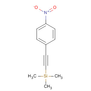 1-(4-Nitrophenyl)-2-trimethylsilyl acetylene Structure,75867-38-8Structure