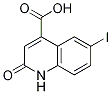 1,2-Dihydro-6-iodo-2-oxo-4-quinolinecarboxylic acid Structure,758689-46-2Structure