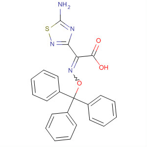 (Z)-2-(5-amino-1,2,4-thiadiazol-3-yl)-2-trityloxyiminoacetic acid Structure,76029-89-5Structure