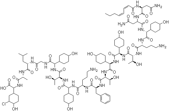 Ramoplanin Structure,76168-82-6Structure