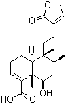 6α-hydroxycleroda-3,13-dien-
16,15-olid-18-oic acid Structure,771493-42-6Structure