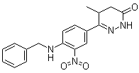 4,5-Dihydro-5-methyl-6-[3-nitro-4-[(phenylmethyl)amino]phenyl]-3(2h)-pyridazinone Structure,77469-62-6Structure