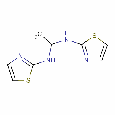 1,1-Ethanediamine,n,n-bis(2-thiazolyl)- Structure,77655-25-5Structure