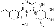 L-threo-.alpha.-d-galacto-octopyranoside, methyl 7-chloro-6,7,8-trideoxy-6-(2s,4r)-4-ethyl-2-piperidinylcarbonylamino-1-thio-, monohydrochloride Structure,78822-40-9Structure