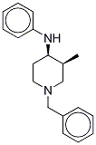 (3R,4s)-rel-3-methyl-n-phenyl-1-benzyl-4-piperidinamine Structure,79278-34-5Structure