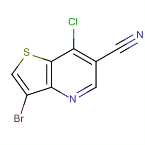 3-Bromo-7-chlorothieno[3,2-b]pyridine-6-carbonitrile Structure,798574-82-0Structure