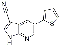 1H-pyrrolo[2,3-b]pyridine-3-carbonitrile, 5-(2-thienyl)- Structure,799269-88-8Structure