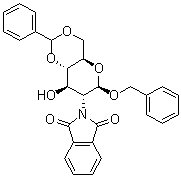 Benzyl 2-deoxy-2-phthalimido-4,6-o-benzylidene-β-d-glucopyranoside Structure,80035-33-2Structure