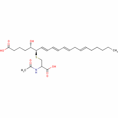 N-acetyl leukotriene e4 Structure,80115-95-3Structure