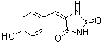 (5Z)-5-(4-hydroxybenzylidene)-2,4-imidazolidinedione Structure,80171-33-1Structure