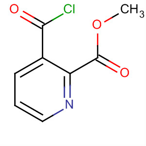 2-Pyridinecarboxylic acid, 3-(chlorocarbonyl)-, methyl ester (9ci) Structure,81335-71-9Structure