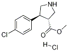 Trans-methyl 4-(4-chlorophenyl)pyrrolidine-3-carboxylate Structure,813425-70-6Structure