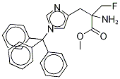 Alpha-(fluoromethyl)-1-trityl-dl-histidine methyl ester Structure,81839-25-0Structure