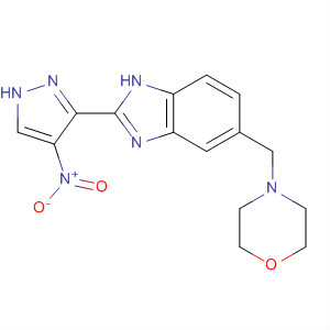 1H-benzimidazole, 6-(4-morpholinylmethyl)-2-(4-nitro-1h-pyrazol-3-yl)- Structure,825619-29-2Structure