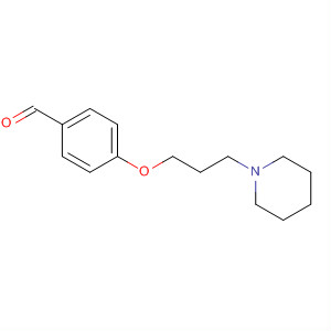 4-(3-(Piperidin-1-yl)propoxy)benzaldehyde Structure,82625-46-5Structure