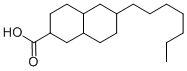 6-Heptyldecahydronaphthalene-2-carboxylic acid Structure,82743-34-8Structure