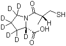 Captopril-d7 Structure,83993-06-0Structure