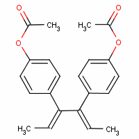 3,4-Bis(4-acetoxyphenyl)-2,4-hexadiene Structure,84-19-5Structure