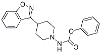 3-(4-Piperidinyl)-1,2-benzisoxazole n-carbamic acid phenyl ester Structure,84163-21-3Structure