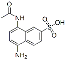 2-Naphthalenesulfonicacid, 8-(acetylamino)-5-amino- Structure,85-76-7Structure