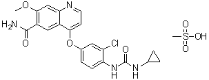 Lenvatinib mesylate Structure,857890-39-2Structure