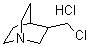 3-Chloromethyl-1-azabicyclo[2.2.2]octane hydrochloride Structure,86014-80-4Structure