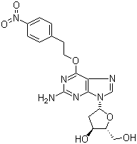 2-Deoxy-6-o-[2-(4-nitrophenyl)ethyl]guanosine Structure,86137-72-6Structure