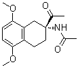 (R)-n-(2-acetyl-1,2,3,4-tetrahydro-5,8-dimethoxy-2-naphthalenyl)acetamide Structure,86264-61-1Structure