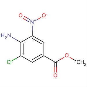 Methyl 4-amino-5-chloro-3-nitrobenzoate Structure,863886-04-8Structure