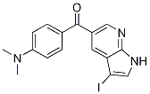 Methanone, [4-(dimethylamino)phenyl](3-iodo-1h-pyrrolo[2,3-b]pyridin-5-yl)- Structure,864681-27-6Structure