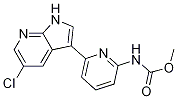 Carbamic acid, [6-(5-chloro-1h-pyrrolo[2,3-b]pyridin-3-yl)-2-pyridinyl]-, methyl ester Structure,866541-54-0Structure