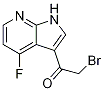 2-Bromo-1-(4-fluoro-1h-pyrrolo[2,3-b]pyridin-3-yl)-ethanone Structure,868387-32-0Structure