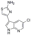 2-Thiazolamine, 4-(5-chloro-1h-pyrrolo[2,3-b]pyridin-3-yl)- Structure,868387-42-2Structure