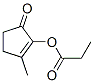 2-Methyl-5-oxocyclopent-1-enyl propionate Structure,87-55-8Structure