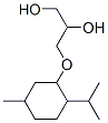 3-[[5-Methyl-2-(1-methylethyl)cyclohexyl]oxy]propane-1,2-diol Structure,87061-04-9Structure